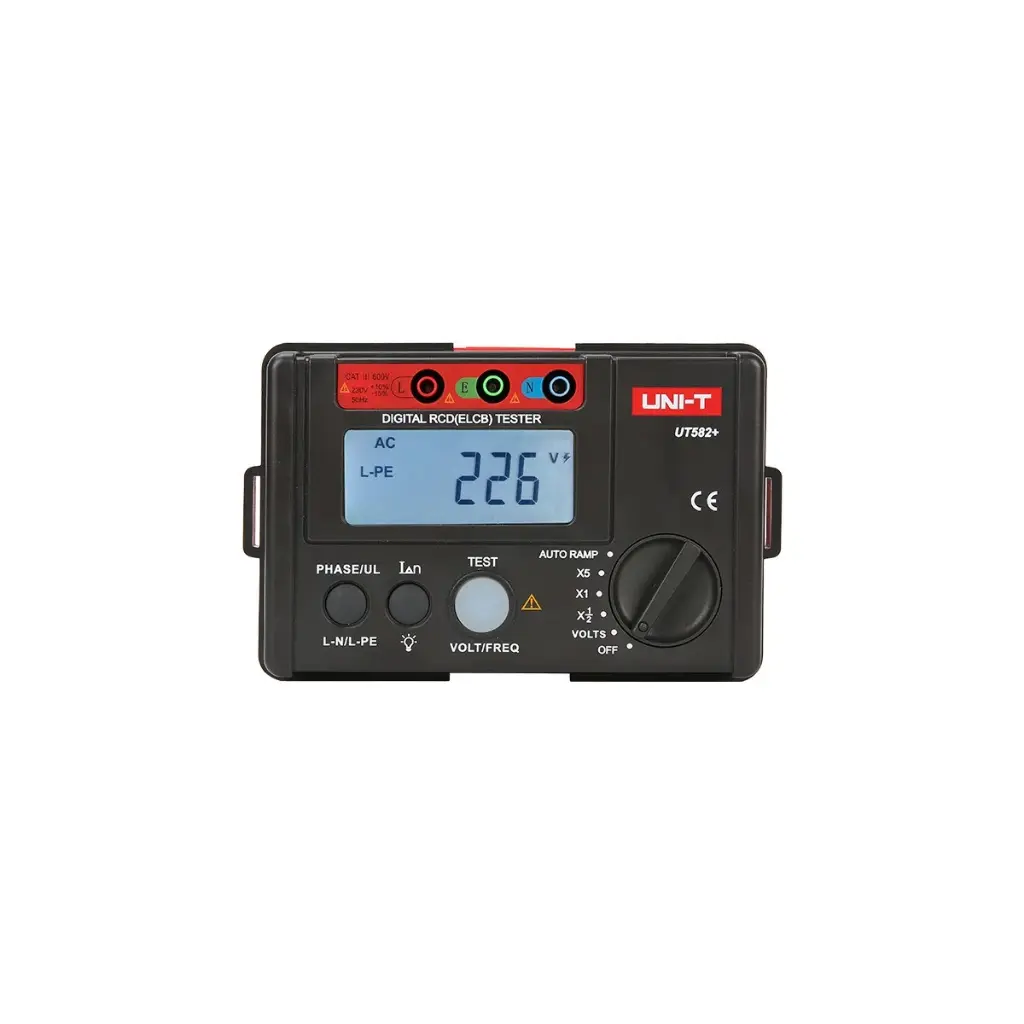 Comprobador digital de diferenciales UT582 Uni-T