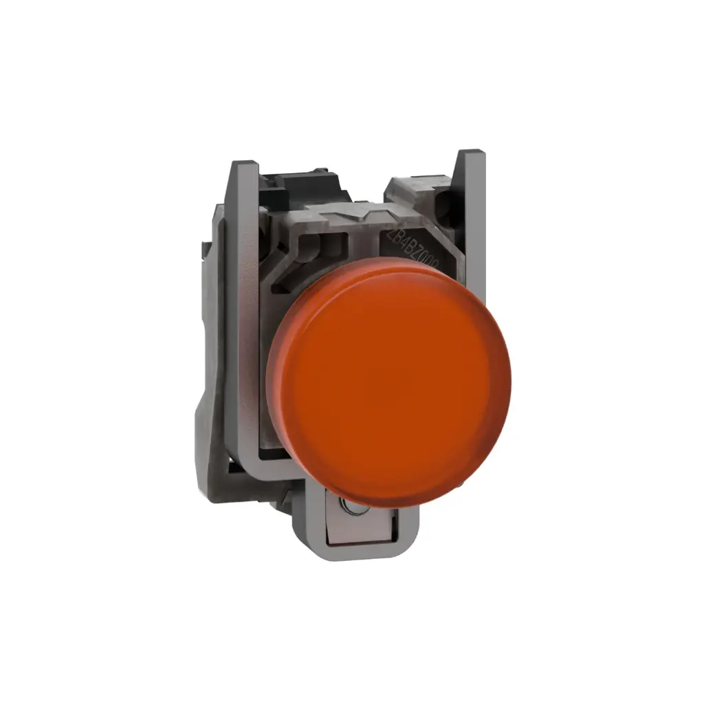 Luz piloto led naranjo 230-240Vac ⌀22mm XB4BVM5 Schneider electric