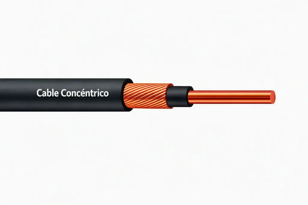 Cable concentrico cobre 2x6mm2 