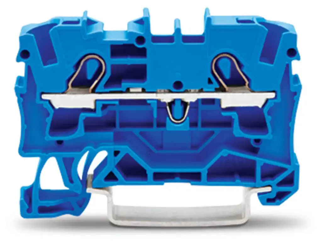 Borne de conexion 2c 4mm2 azul 2004-1204 Wago