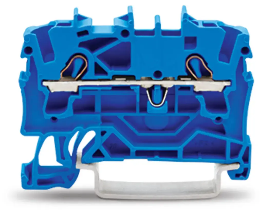 Borne de conexion 2c 4mm2 azul 2004-1204 Wago
