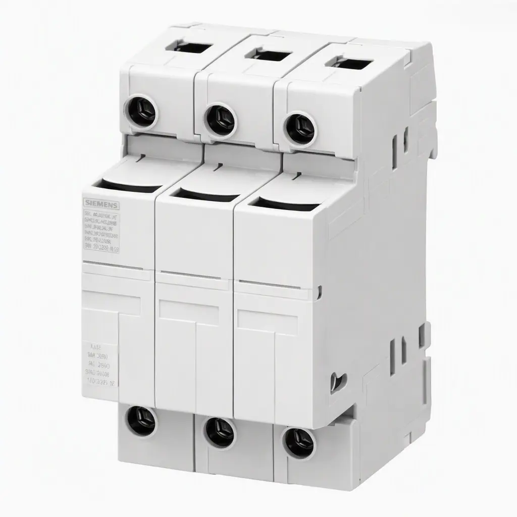 Base portafusibles cilíndrica SENTRON 3P 10x38 mm 32A 690 Vac 3NW7033-2  Siemens