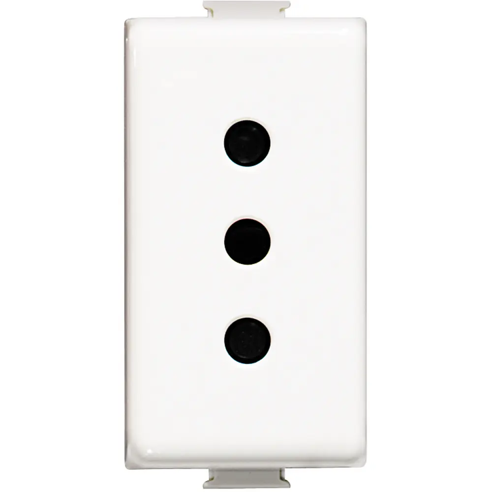 Toma 2P+T 10 A 250 Vac blanca Matix AM5113 Bticino
