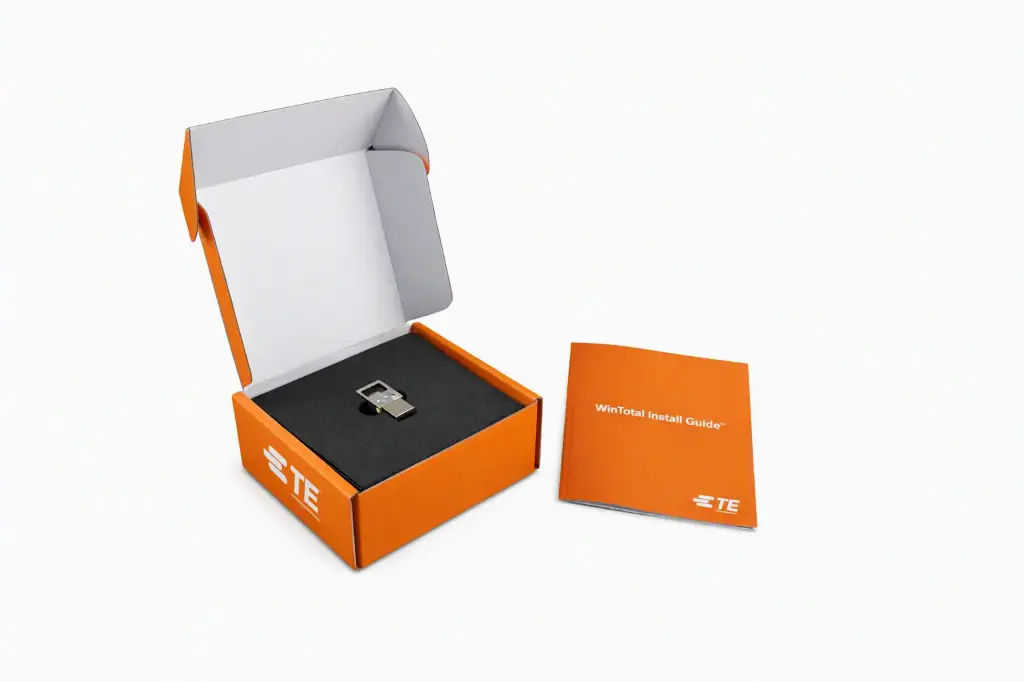 Software sistema WinTotal 7 pendrive 1‑2186545‑1 TE Connectivity