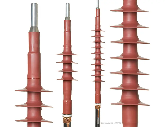 Terminacion Termocontraible para Cables Mineros 2/0 AWG - 250 MCM 15kV HVT-C-15-2/0-250 Raychem