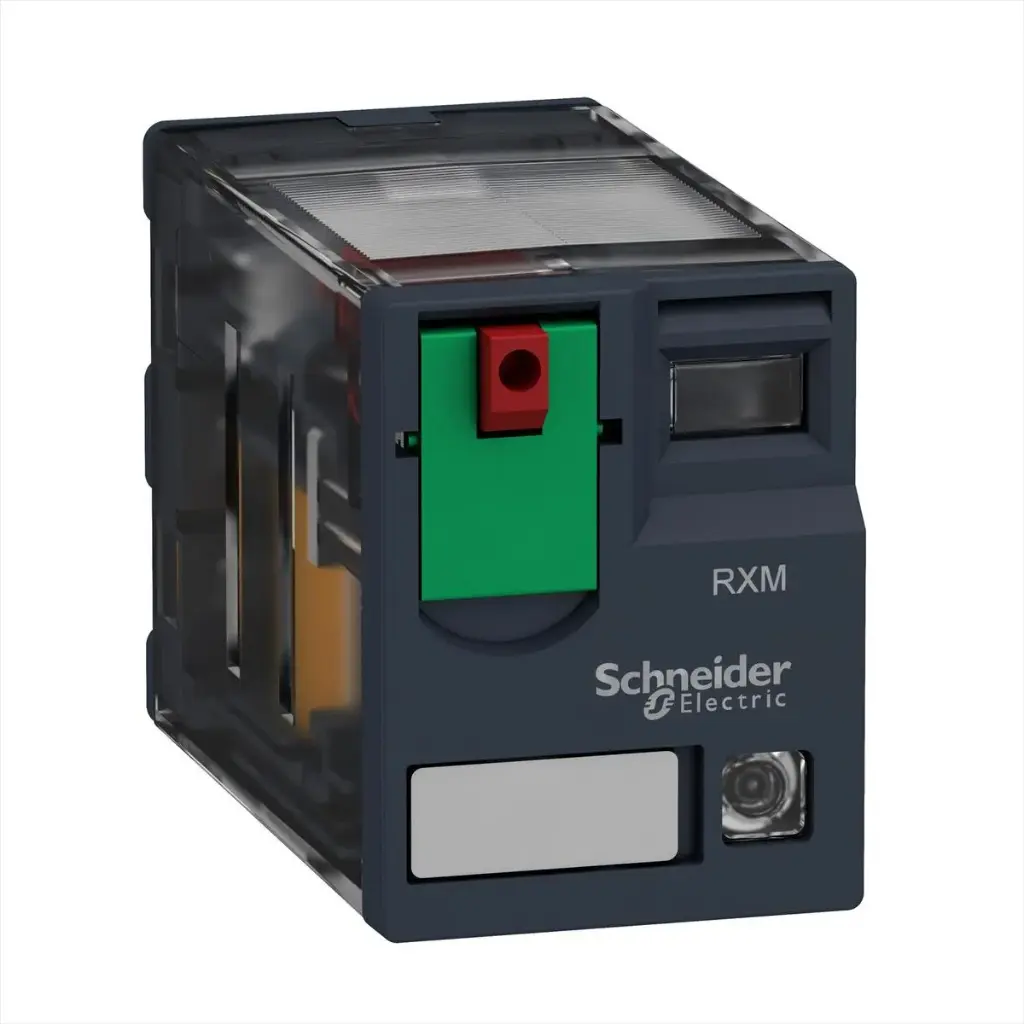 Rele miniatura con led 6A 120Vac 50/60HZ 4C/O RXM4AB2F7  Schneider Electric