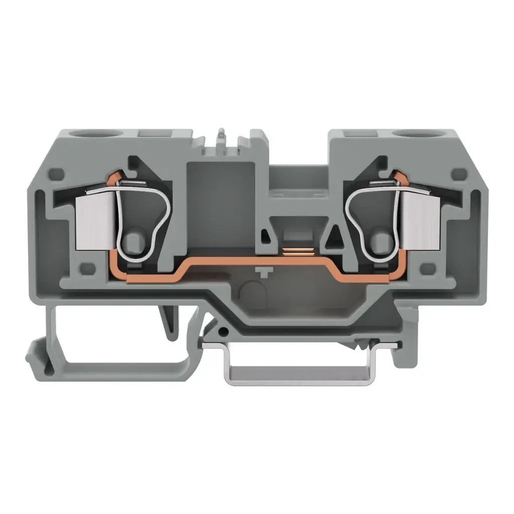 Borne de conexion 2c 10mm2 gris 284-901 Wago