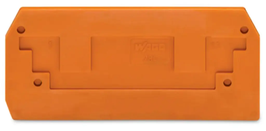 tapa final de borne color naranja 284-328 Wago