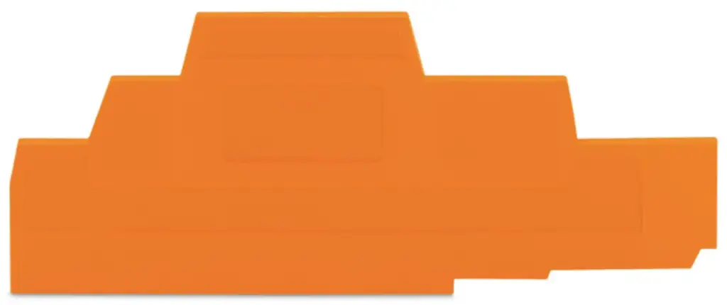 tapa final e intermedia de borne color naranja 280-306 Wago