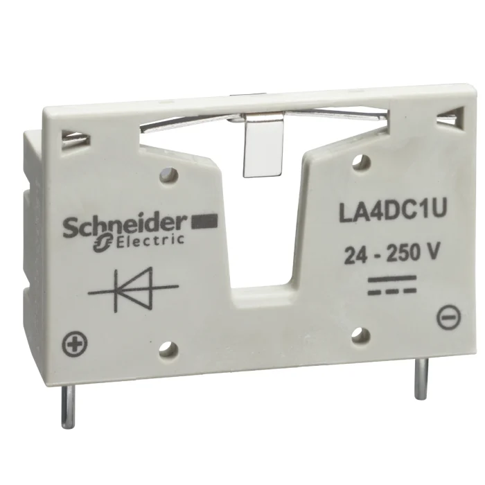 Modulo de supresion transitorios Tesys D 12-250Vdc LA4DC1U Schneider Electric