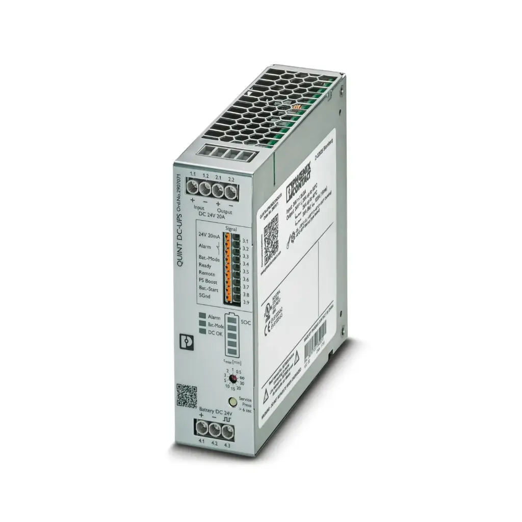 Sistema alimentación ininterrumpida 24Vdc 20A QUINT4-UPS/24DC/24DC/20 2907071 Phoenix Contact