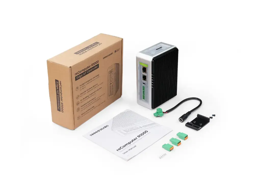 Gateway IoT industrial Raspberry Pi CM4 4 GB RAM 32 GB eMMC R1025‑10 reComputer