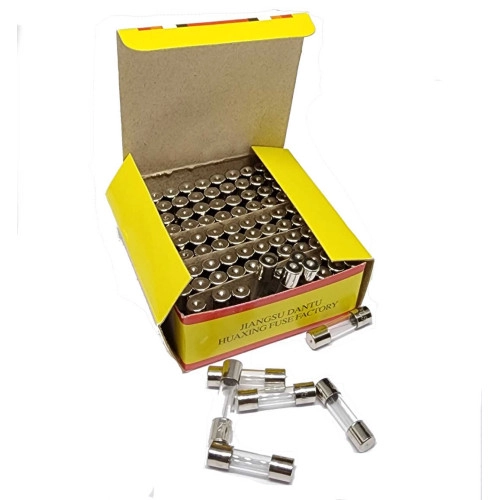 Caja de 100 un Fusible de vidrio rapido 5x20mm 1A 250V 