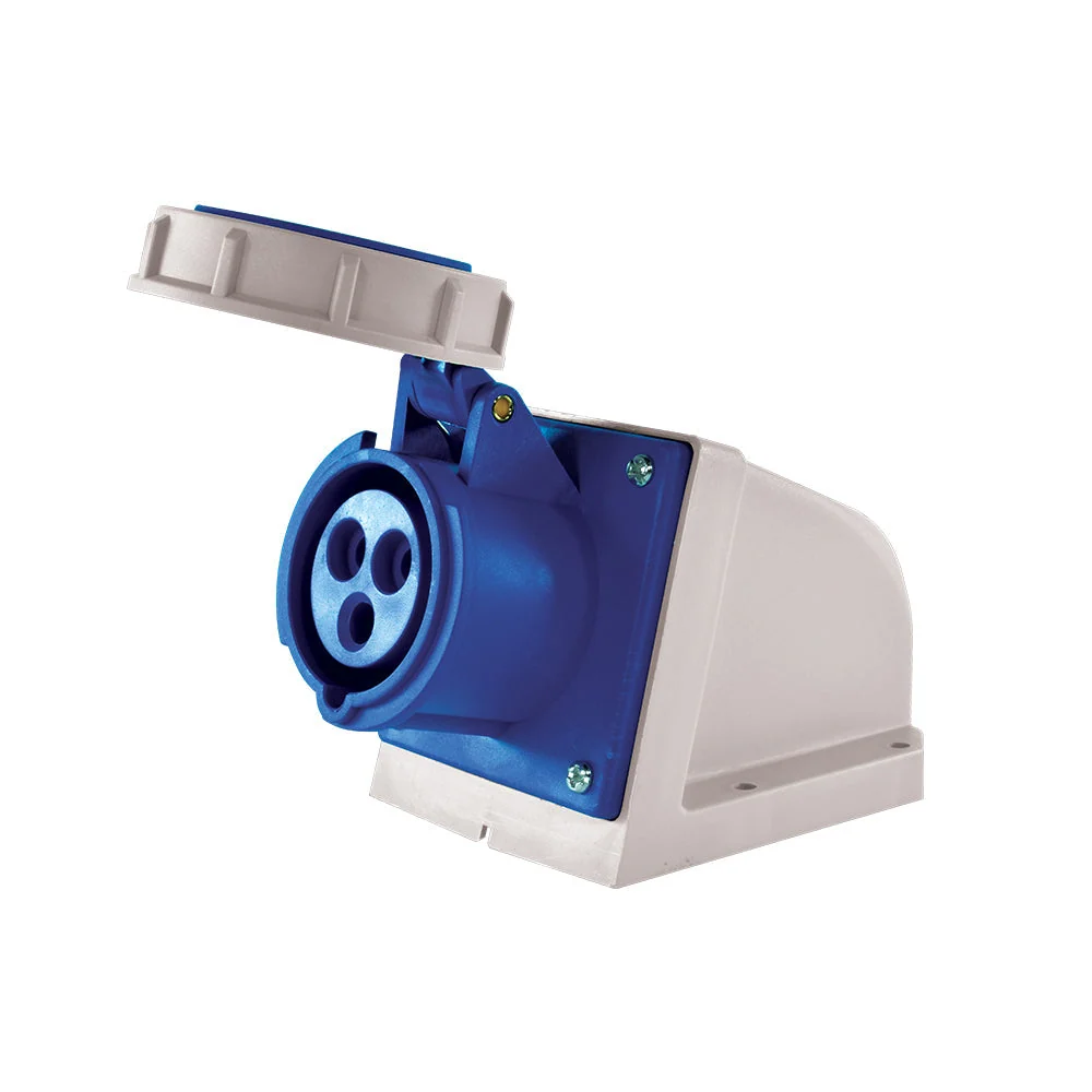 Enchufe industrial sobrepuesto hembra 220V 2P+T 16A IP67 5719104 Lexo