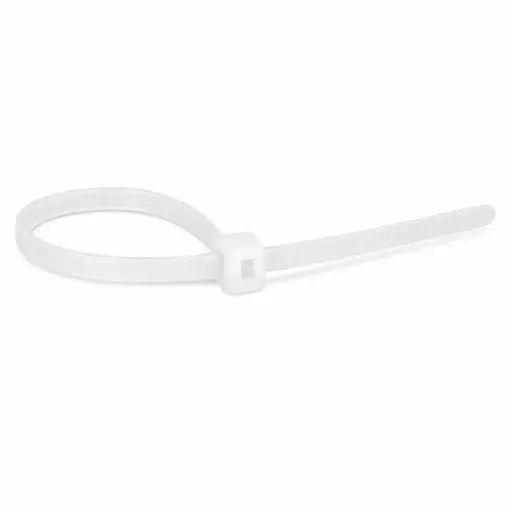 [32030] Amarra plastica incoloros (blancos) Ancho 2.4 mm longitud 95 mm Dientes internos 32030 LEGRAND
