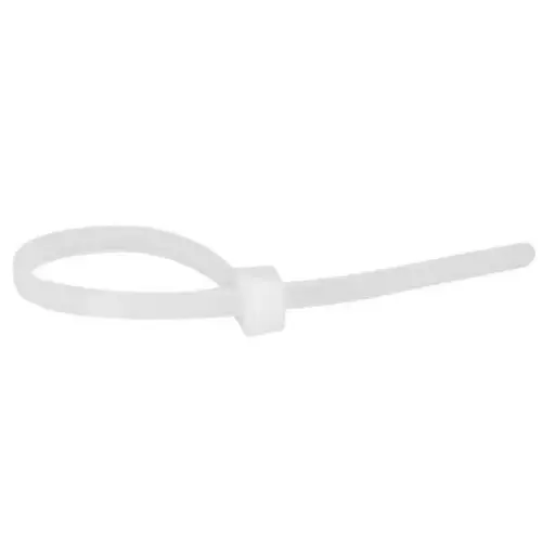 [32030] Amarra plastica incoloros (blancos) Ancho 2.4 mm longitud 95 mm Dientes internos 32030 LEGRAND