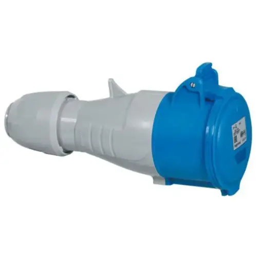 [555104 LEGRAND] Enchufe Industrial volante hembra 250V 2P + T 16A IP44 555104 LEGRAND