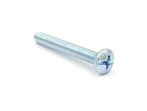 Perno cabeza redonda combinada galvanizado 1/2"x1" 