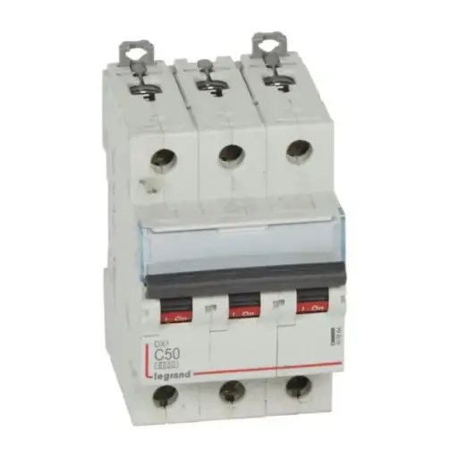 [407864] Interruptor termomagnetico DX³ 6000 3P 50A 10kA Curva C 407864 LEGRAND 
