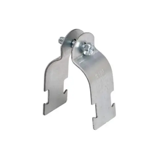 Abrazadera Ruc galvanizada 3/4"-1.5mm con perno y tuerca
