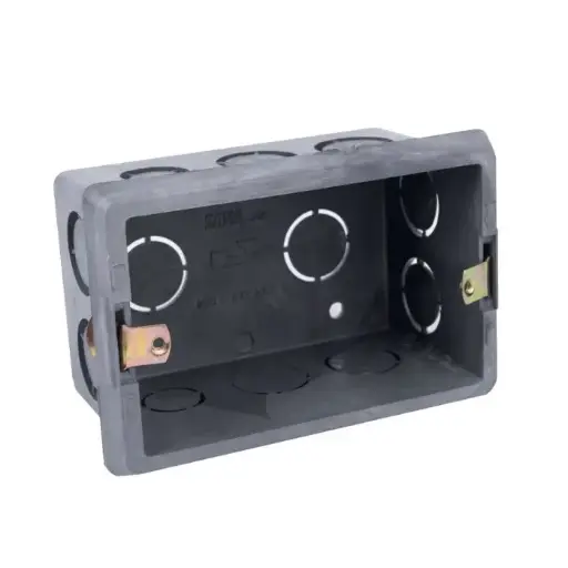 [1415235458] Caja chuqui embutido PVC 12 entradas 5/8" para hormigon