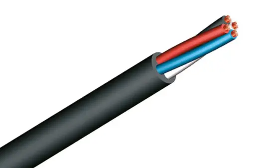 Cable Multiconductor H05VV-F 2x0.75mm2 500V Negro rollo 100mt