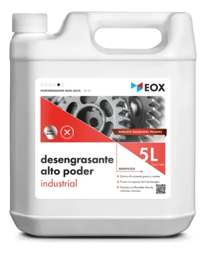 [DA01F5] Desengrasante industrial alto poder de 5 litros DA01F5 EOX