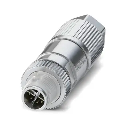 [1411043] Conector macho 8P M12 libre de halogenos apantallado 1411043 Phoenix Contact