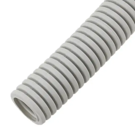 [TCEF-01/2] Tubo conduit extra flexible metalico con PVC corrugado 1/2" gris