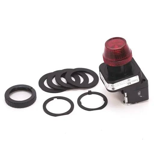 [800H-QRH2R] Luz piloto led rojo 30 mm 12...130 Vac-Vdc 800H-QRH2R ALLEN BRADLEY