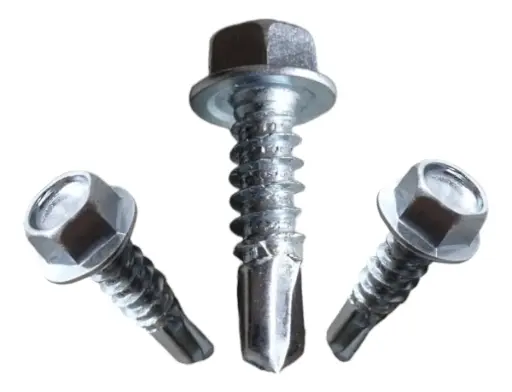 Tornillo autoperforante zincado p/broca s/golilla 10x3/4"