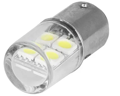 [010BA15DLB24] Ampolleta LED BA15D blanca 10W 24Vac/dc 010BA15DLB24 ELFIN