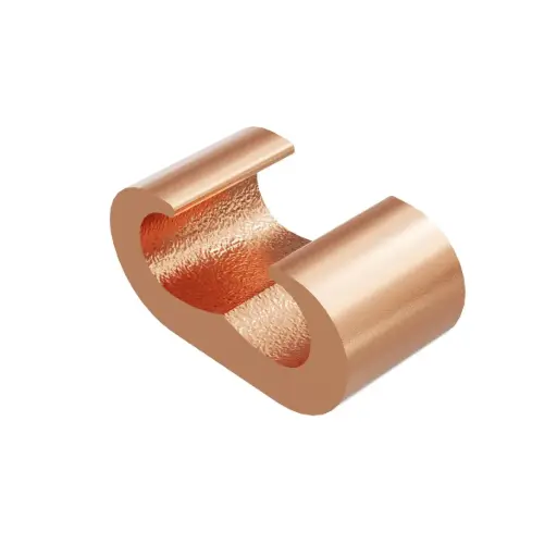 [YGHC26C26] Conector de compresión tipo C de cobre 1–2/0 AWG para puesta a tierra YGHC26C26 Burndy