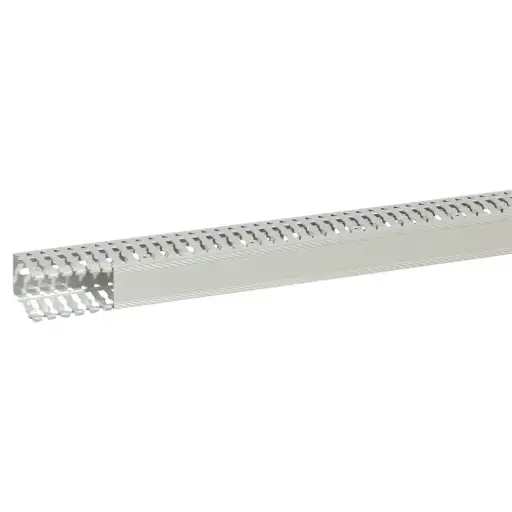 [636207] Canaleta Lina libre de halógenos 40x60 mm - Gris PC/ABS tiras de 2 mts 636207  LEGRAND