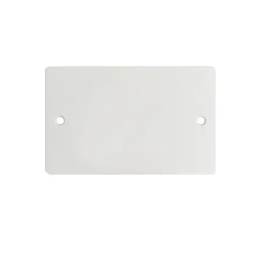 Tapa ciega rectangular 110x64mm blanca 