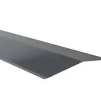 [TEPC-CH2-90-GALV-600X100X1.5] Tapa galvanizada P/ escalerilla portaconductores curva horizontal 90° doble agua galvanizada 600x100x1.5mm R300mm C/ eclipsa y perneria 