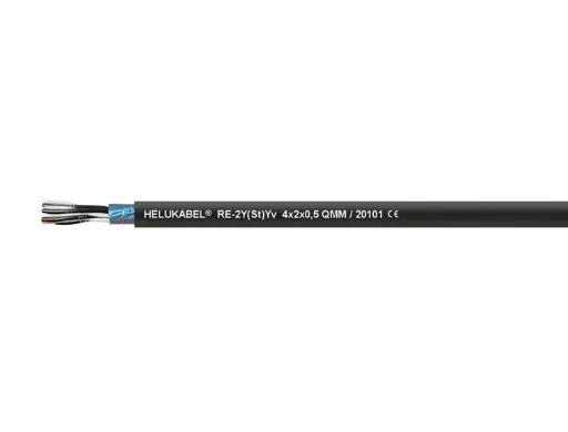 [20149] Cable de Instrumentación RE-2Y(St)Yv 1x2x0.75mm² 20149 HELUKABEL