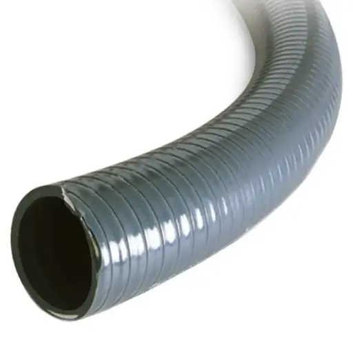 [TCFMPR-1.1/4] Tubo conduit flexible metalico con PVC reforzado 1.1/4" gris