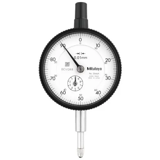 [2046A] Reloj comparador analógico 0–10 mm resolución 0,01 mm 2046A Mitutoyo