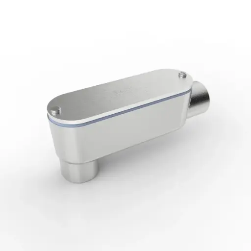 [CTE-AI-LB-002] Condulet tipo LB Acero Inoxidable SS316 2” Serie 8 NEMA 3R con tapa y empaquetadura Produit