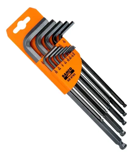 [BE-9785] Juego de Llaves Hexagonales Allen Imperiales Largas con Bola 13 Piezas BE-9785 BAHCO