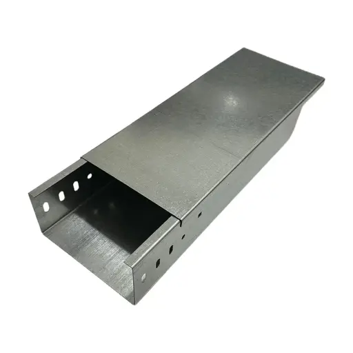 [TBPC-L-R-ZN-200x3000-1.2] Tapa zincada P/ Bandeja portaconductores lisa recta 200x1.2x3000mm