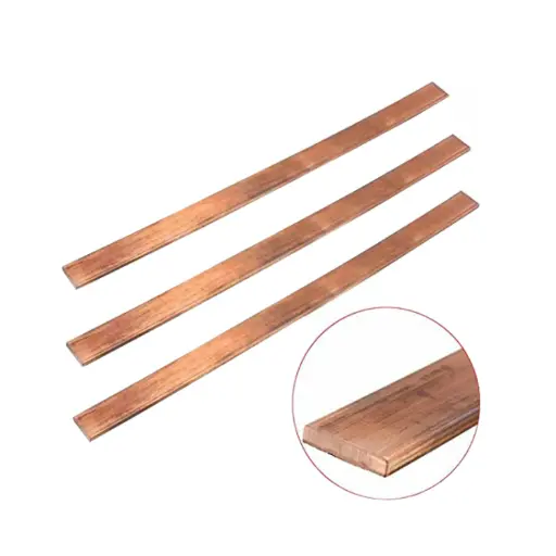 [BCR-CD-255-3MT] Barra canto redondo cobre desnudo 25x5 tira 3 mts FNX