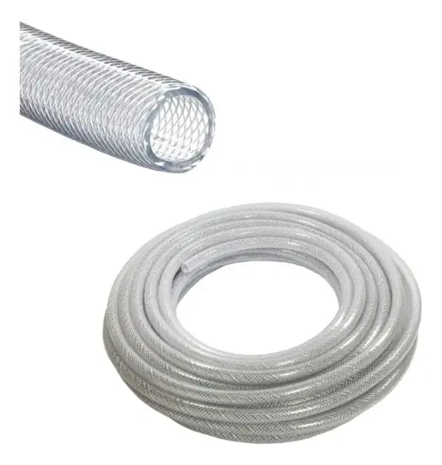 [MMAC-1/2-50MTS] Manguera Mallaflex aire comprimido 1/2"x50mts transparente Mohican