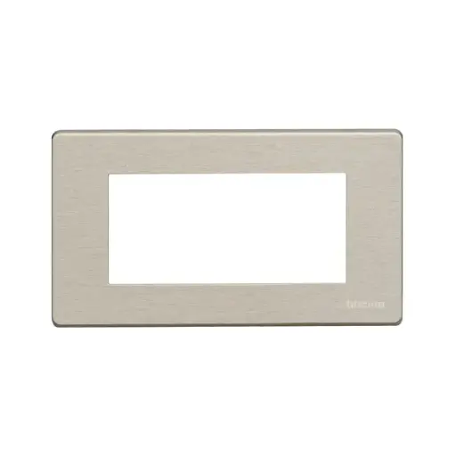 [504_4A_X] Placa 4 puestos Para modulos Magic 504_4A_X Bticino
