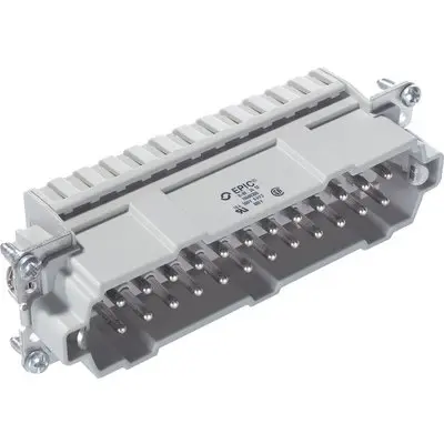 [10400300] Conector macho con tornillo H-BE 24 SF 24P 1-24 16A 10400300 EPIC