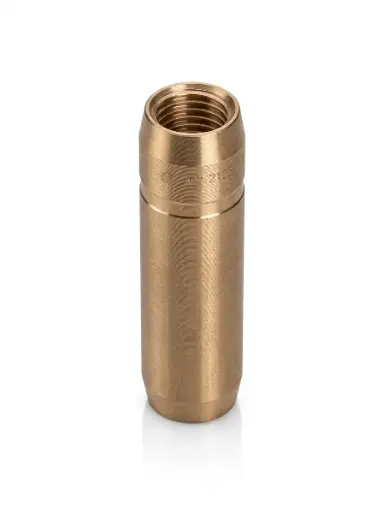 [671] Copla de union de varilla de laton macizo, doble hembra, de 1/2" a 1/2" - 671 Thompson Lightning Protection