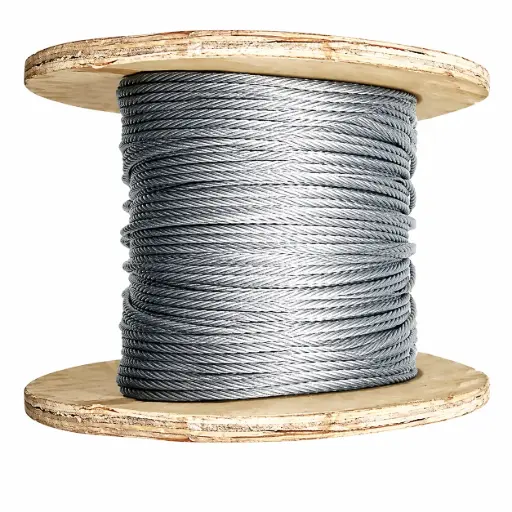 [CAB-MEN-3/8-1X7-EHS] Cable mensajero acero galvanizado 1x7 - 3/8" ASTM A475 EHS Clase A