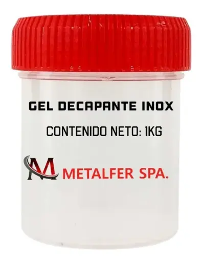 [GEL-DECAP-INOX-1KG] Gel decapante acero inoxidable y aluminio 1kg sin cloruros Metalfer