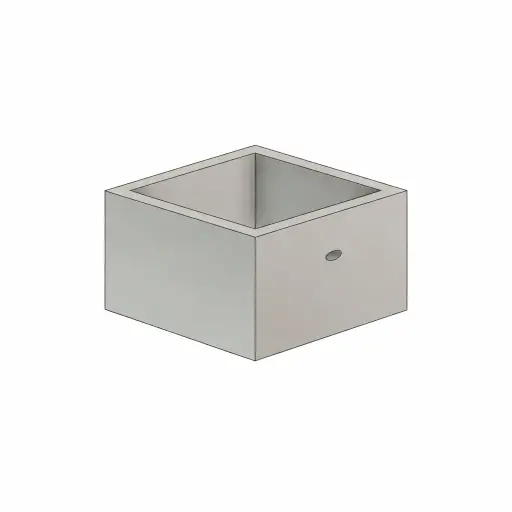 [TP-CTB-6006001000] Tapa p/Camara de Inspeccion Electrica de Hormigon Armado Tipo B 600x600x1000mm
